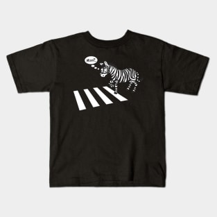 Zebra Crossing...(Mom?) Kids T-Shirt